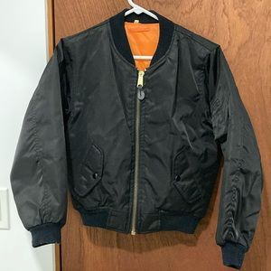 Rothco Vintage MA-1 Flyers Boy Flight Jacket Bomber Style in Youth L/Women’s S